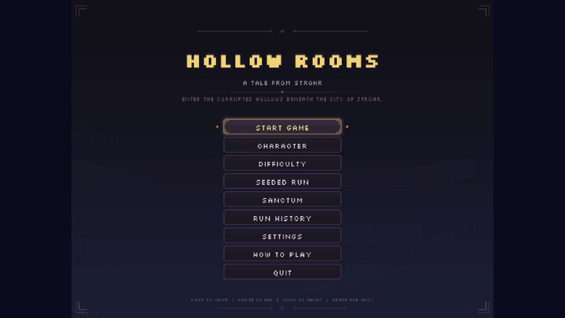 Hollow Rooms - 2D Game